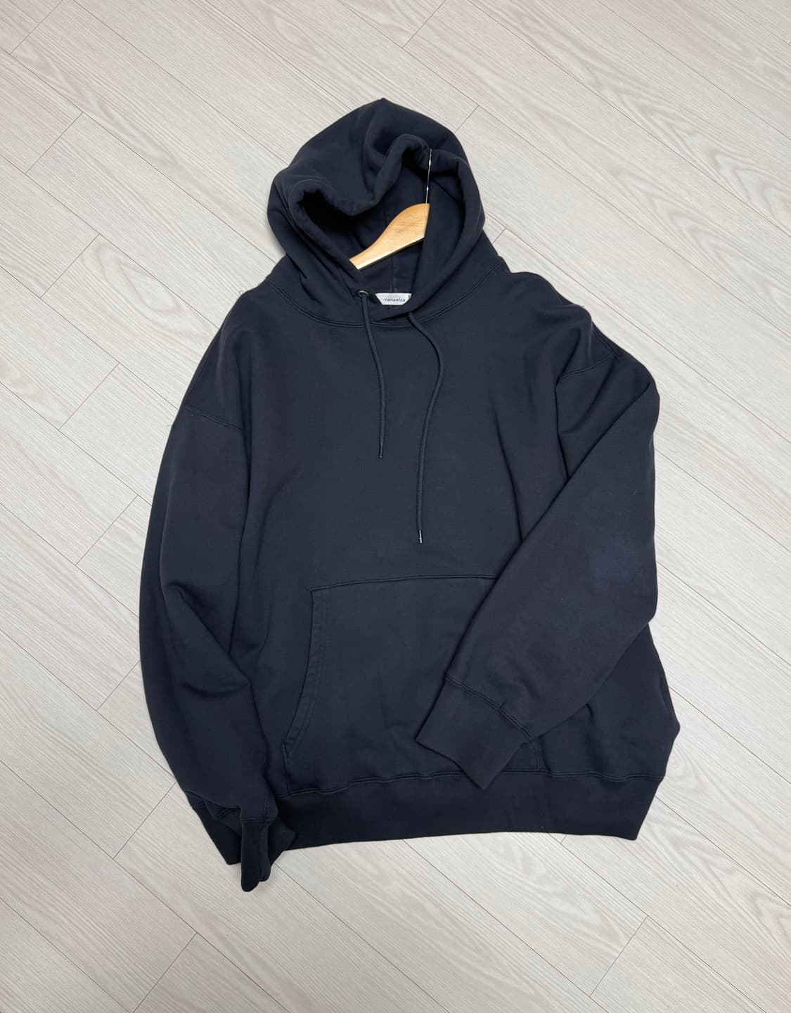 나나미카 pullover sweat hood 네이비 XL 상품이미지1