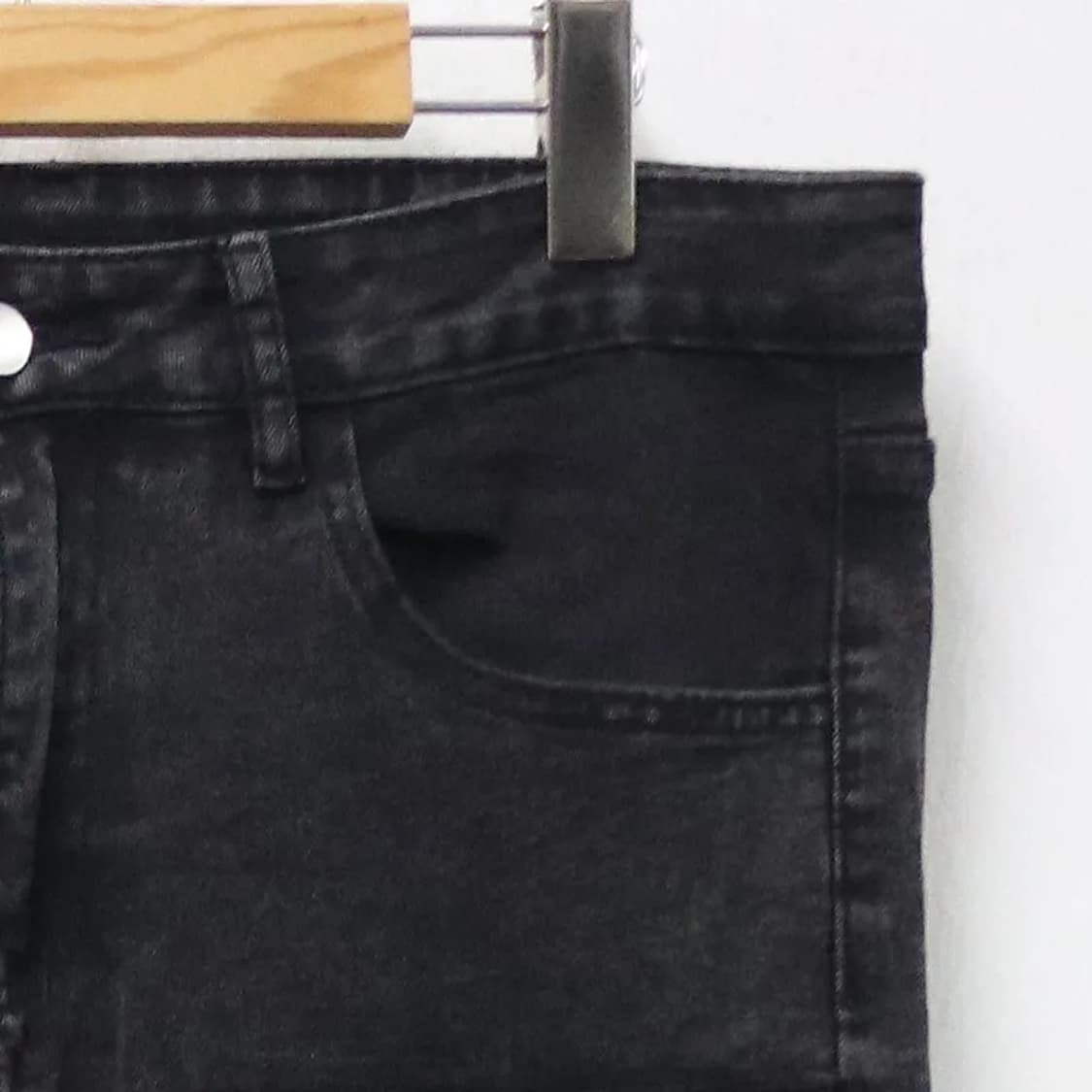 흑청 그런지 디테일 팬츠 63346 상품이미지5