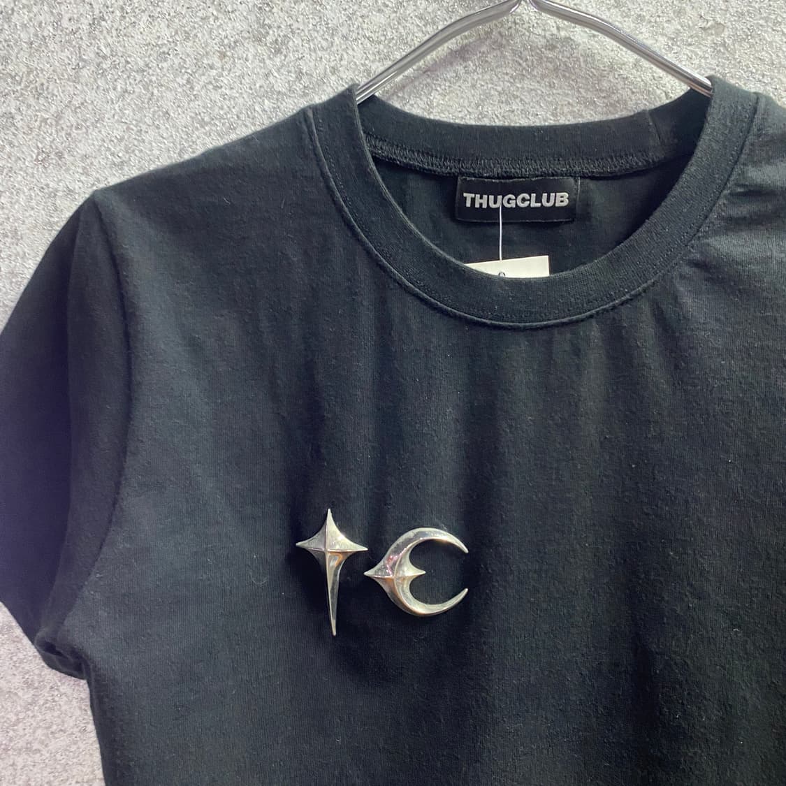 떠그클럽 메탈릭 베이직 쇼츠슬리브 B4631 상품이미지3