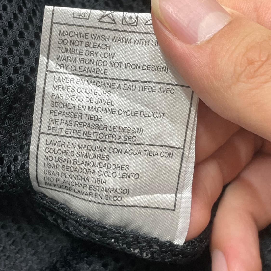 Nike 90,s  나이키 백 자수 스우시 베이지 블랙 상품이미지7