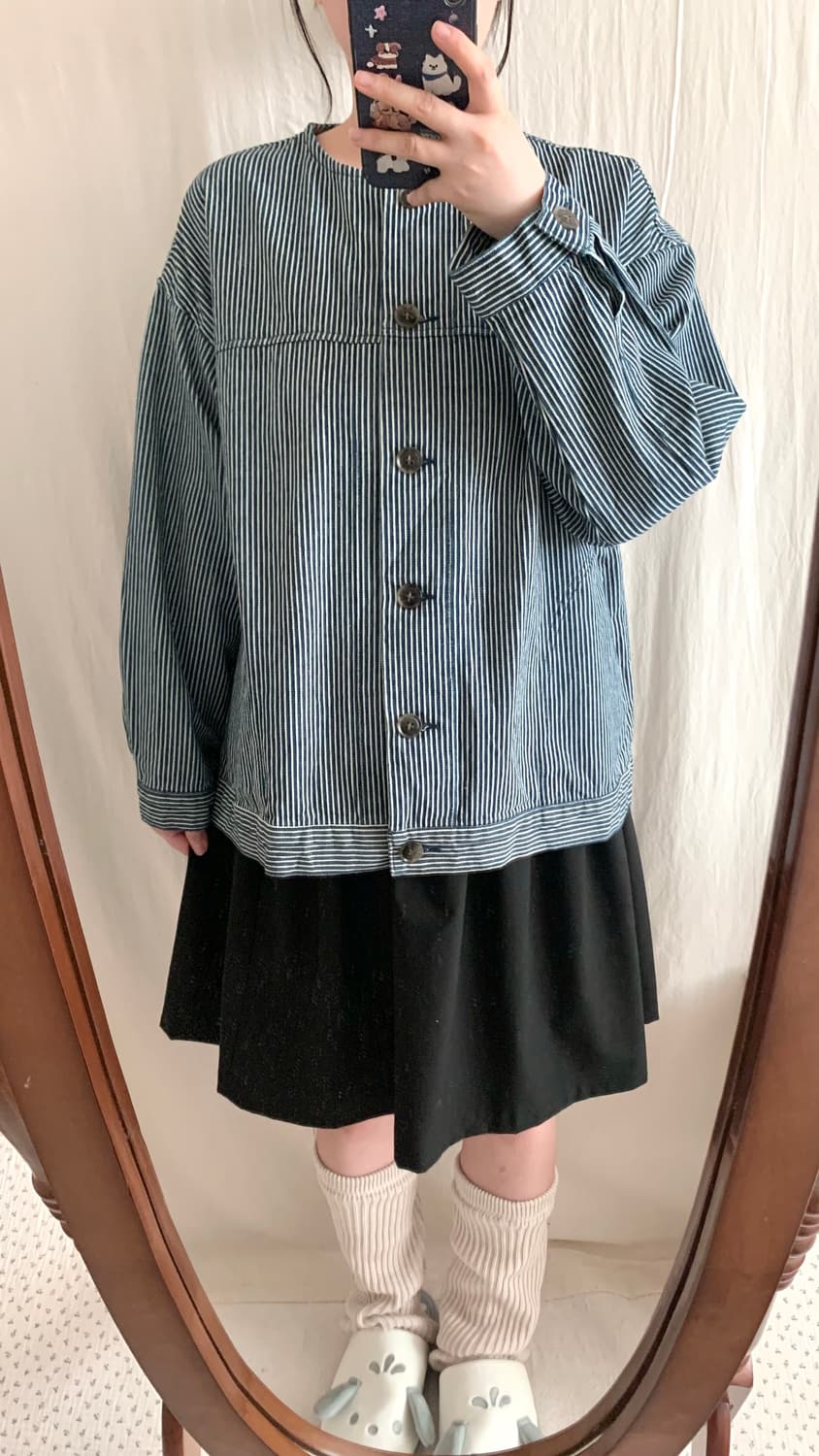 SUN VALLEY 히코리 블루 스트라이프 자켓 상품이미지4