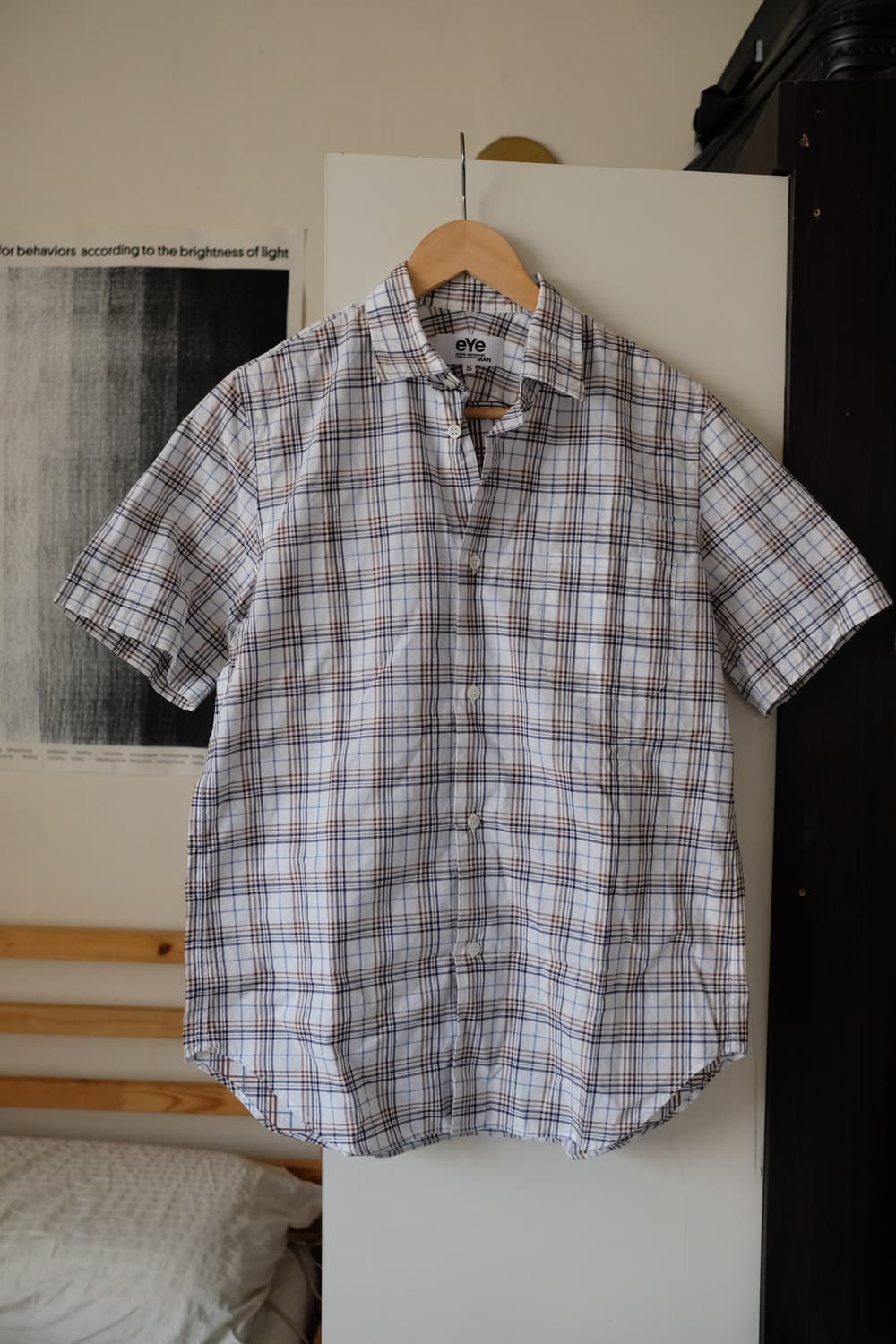 eYe 준야와타나베 꼼데가르송 반팔 셔츠 s 상품이미지1
