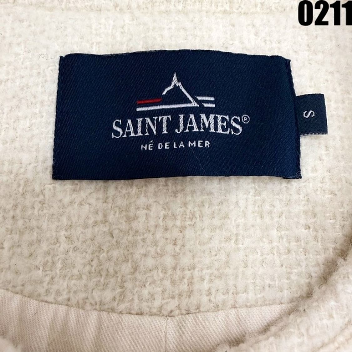 세인트제임스 울 블렌드 노카라 자켓 S 0211 상품이미지8