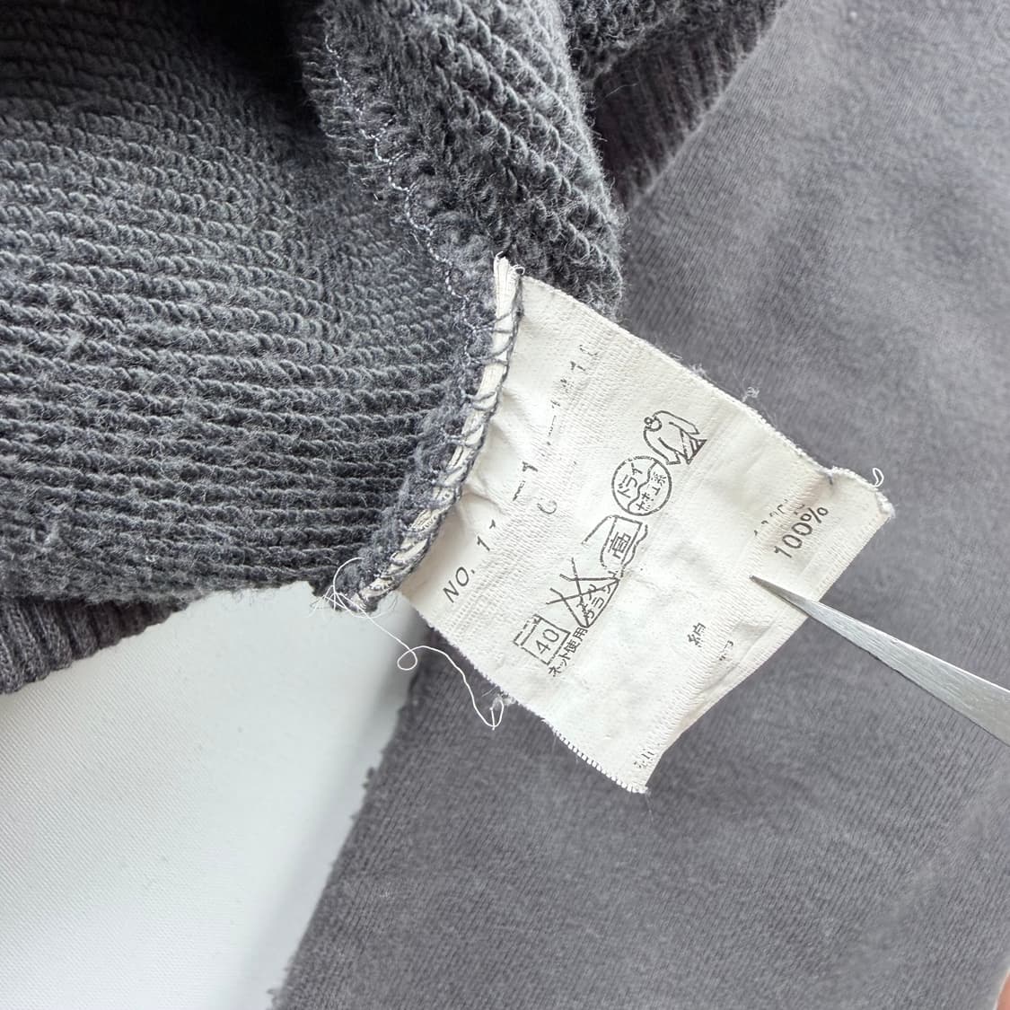 291295=homme 스컬 자수 후드집업 상품이미지6