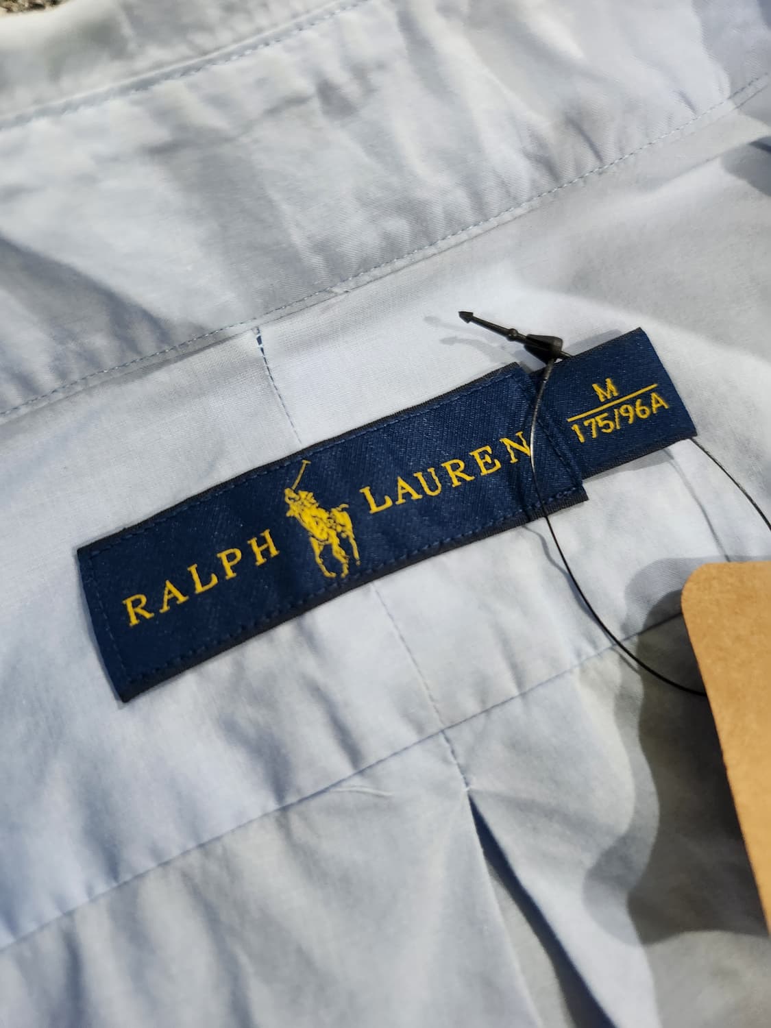 **폴로 랄프로렌 라이트 블루 셔츠(175/96)M 상품이미지4