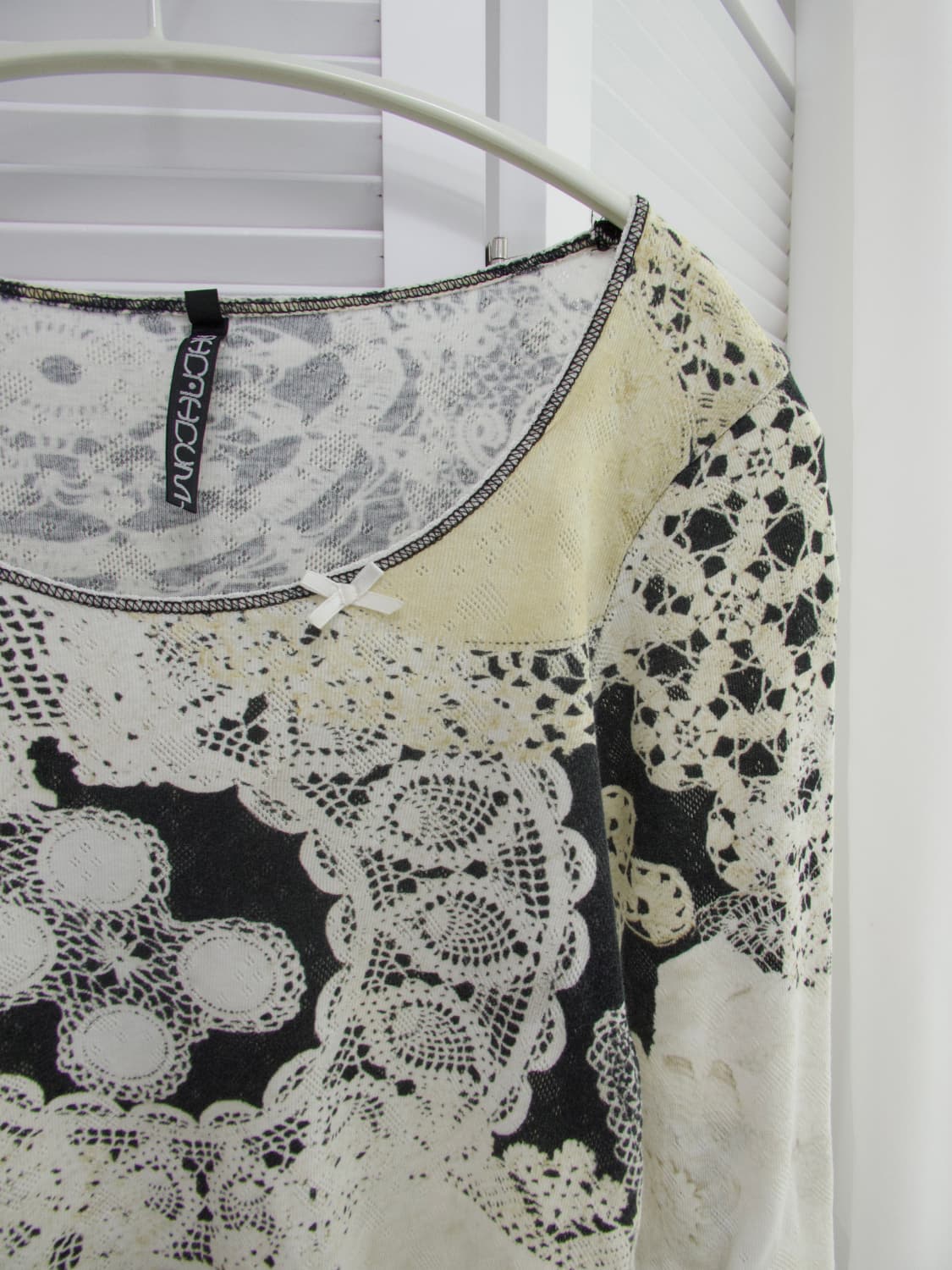 Ahcahcum 레이스 프린트 탑  상품이미지6