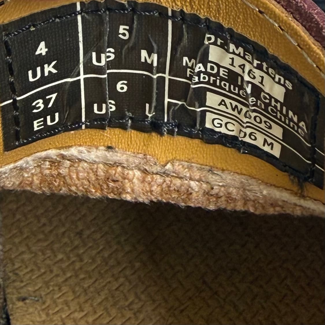 [정품] 닥터마틴 1461 3홀 체리레드 (UK4 / 230-235) 상품이미지10