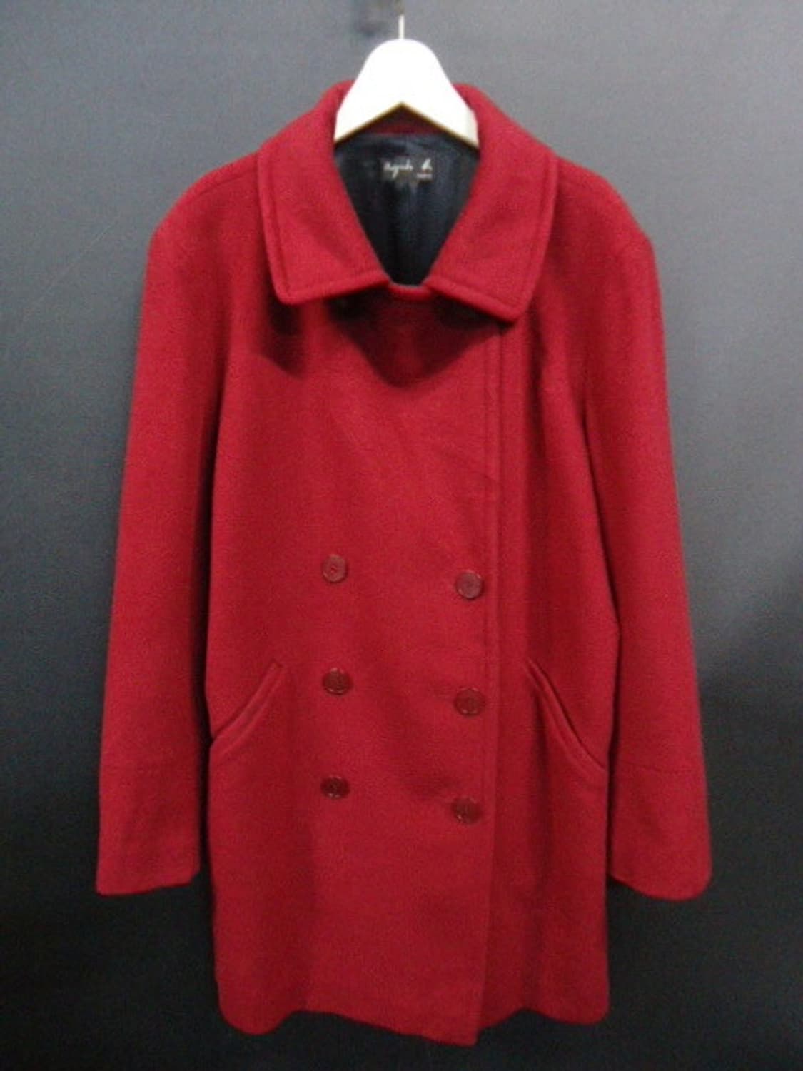 Agnes b 아네스베 오버핏 울 코트 상품이미지3