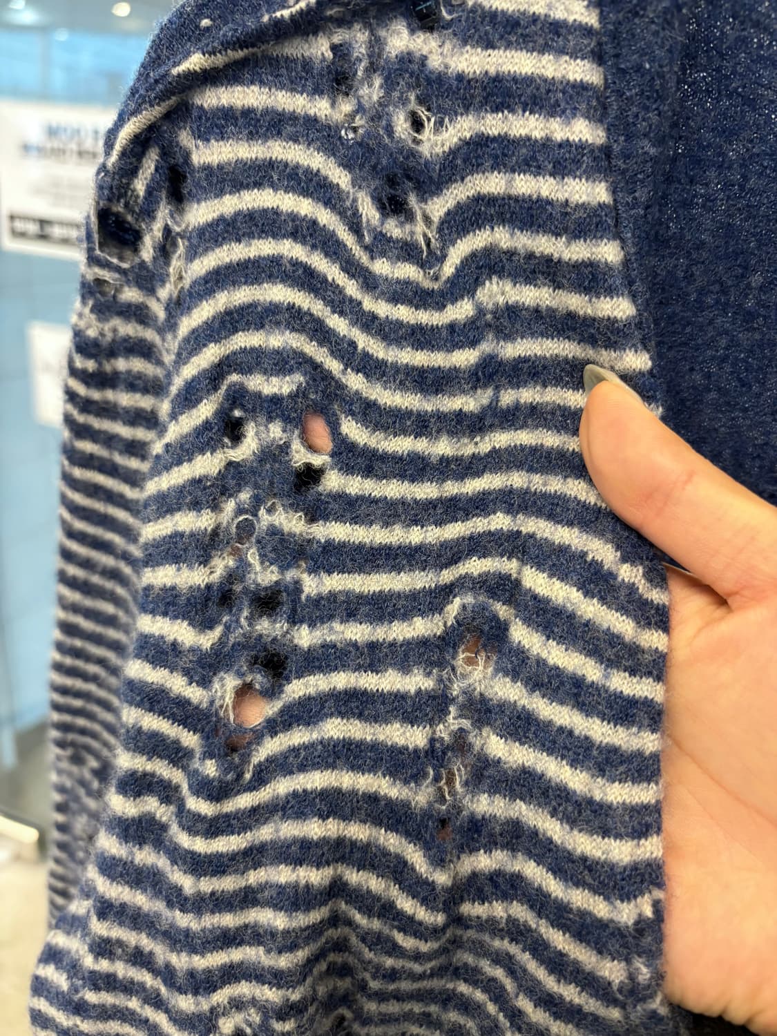 Mihara Yasuhiro damage cardigan 상품이미지3