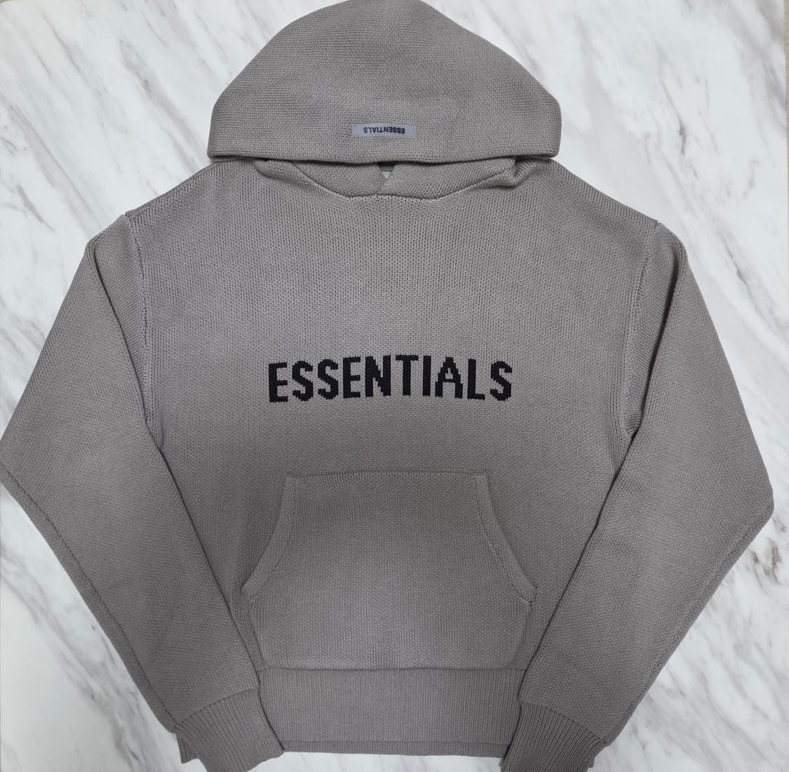 피오갓에센셜 풀오버 니트 후드티  상품이미지1