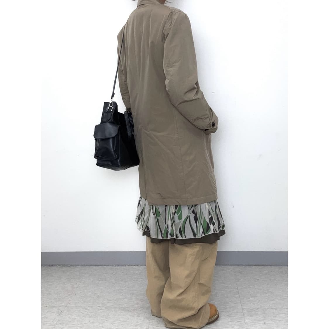 빈티지 브라운 코트 점퍼 상품이미지3