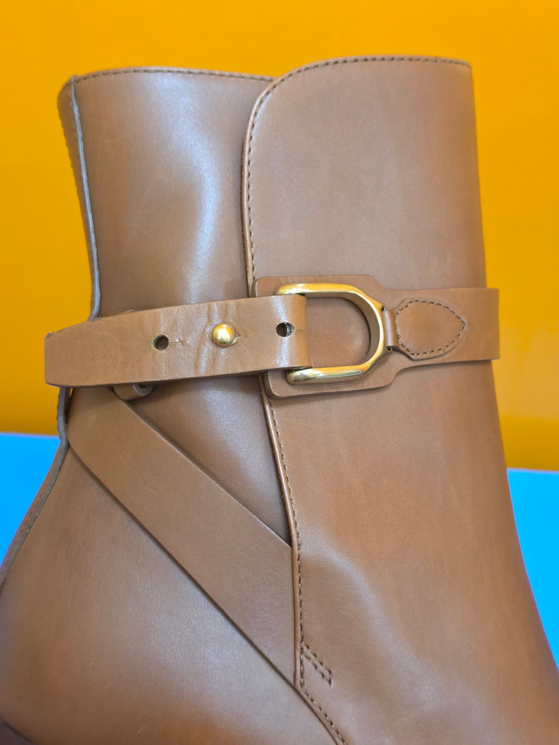 37 랄프로렌 틸튼 웰링턴 앵클 부츠 브라운 상품이미지7