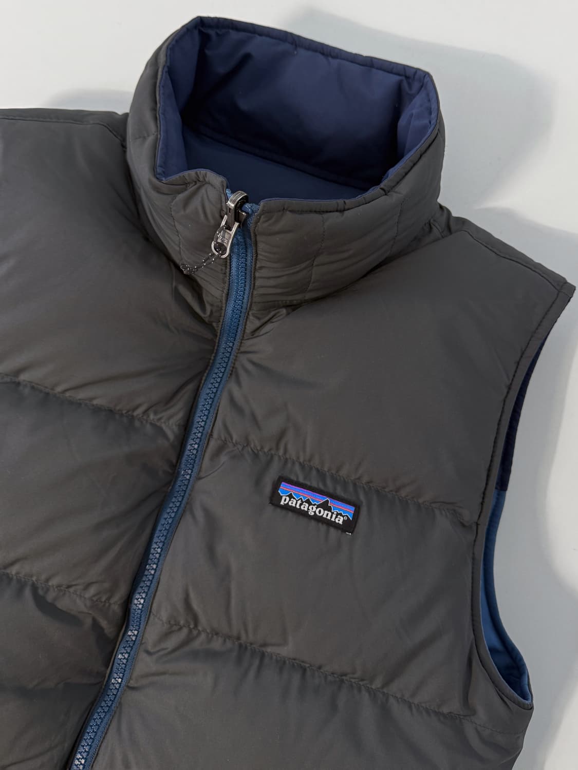 파타고니아 양면 리버서블 비비 덕다운 패딩 조끼 상품이미지5
