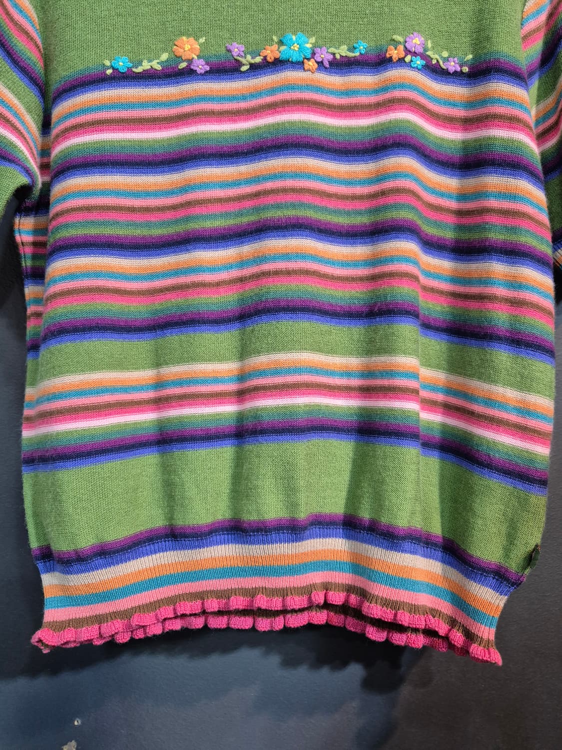 화이트호스 반팔 니트티 66  77 상품이미지5