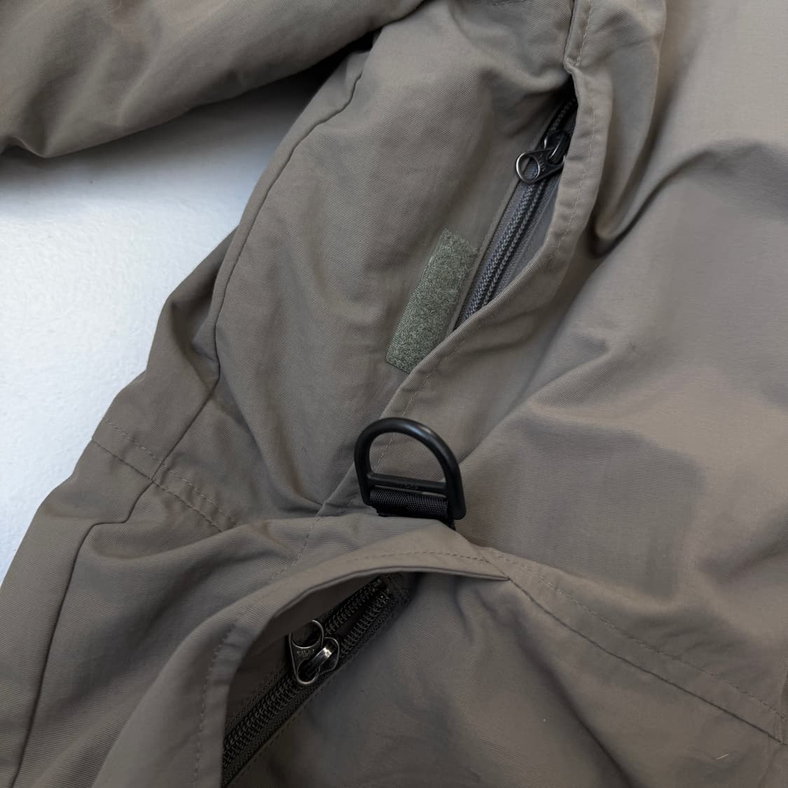 엘엘빈 고프코어 3M 신슐레이트 브라운 배색 바람막이 점퍼 자켓 상품이미지5