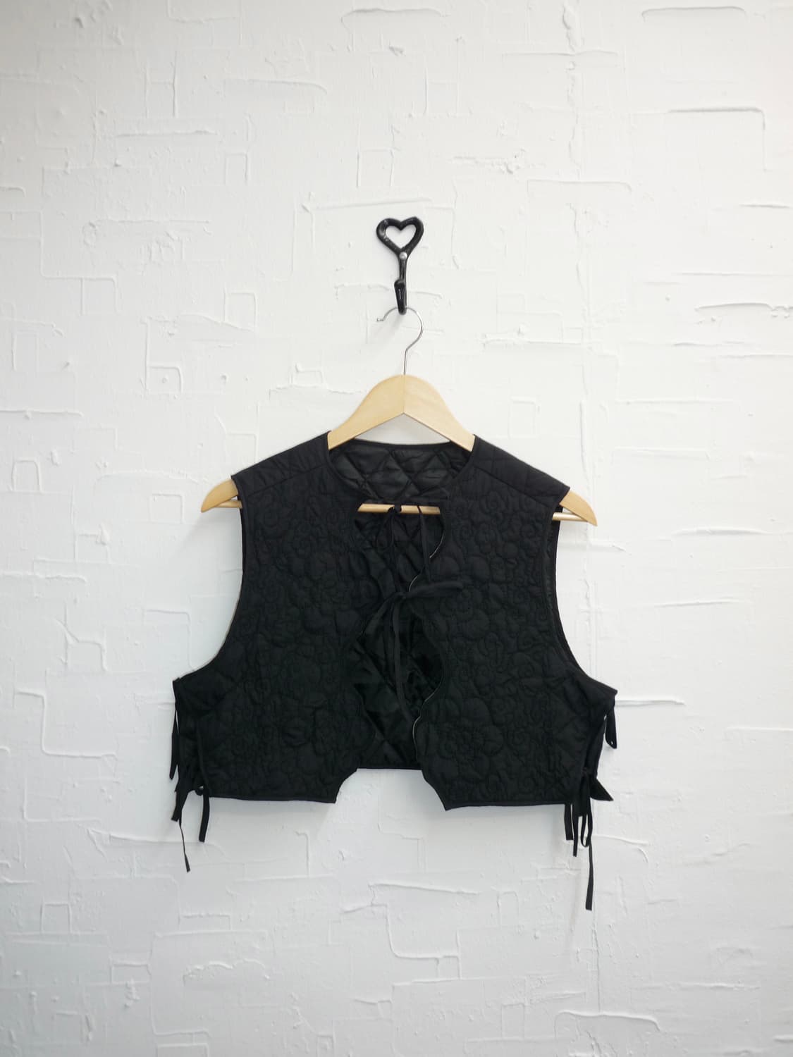 Ribbon quilted vest 상품이미지3
