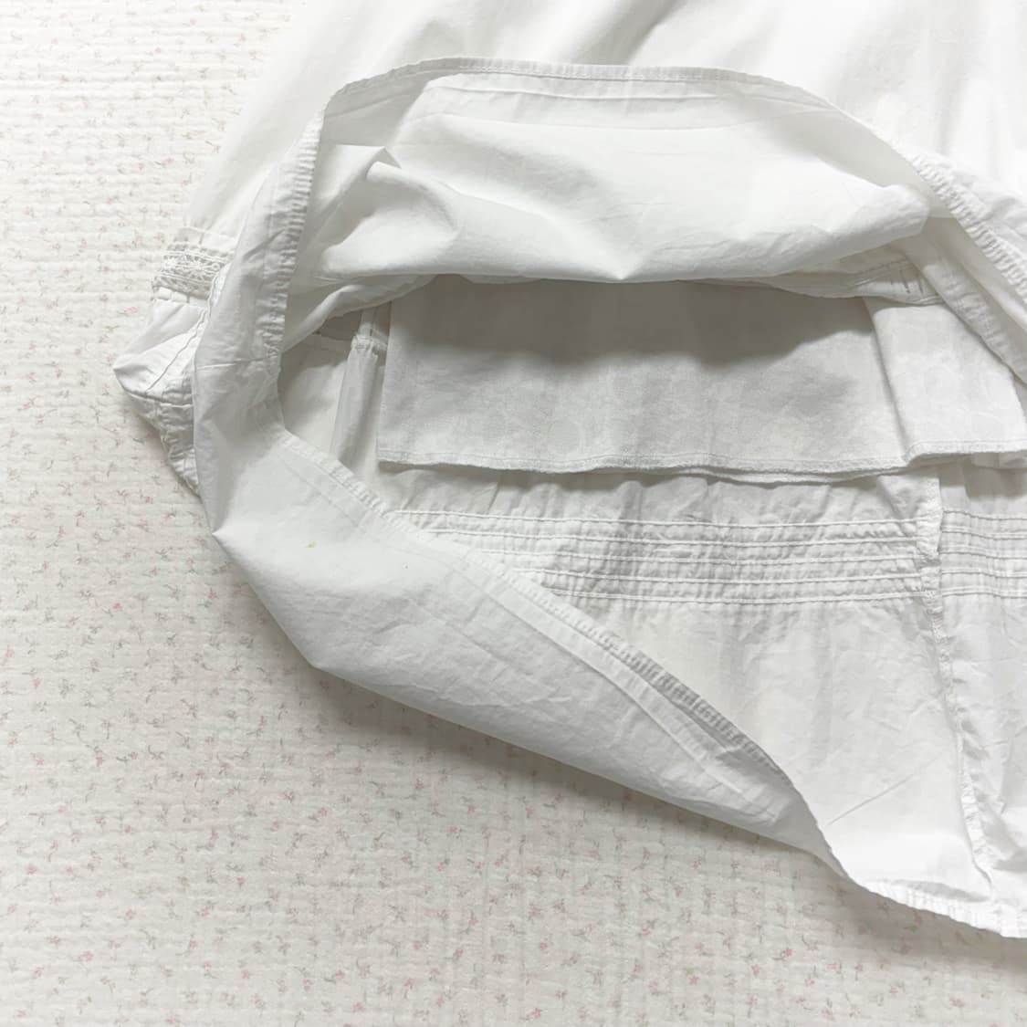 JPN/ 모리걸롱스커트 모리룩치마 모리걸치마 화이트롱스커트 상품이미지5