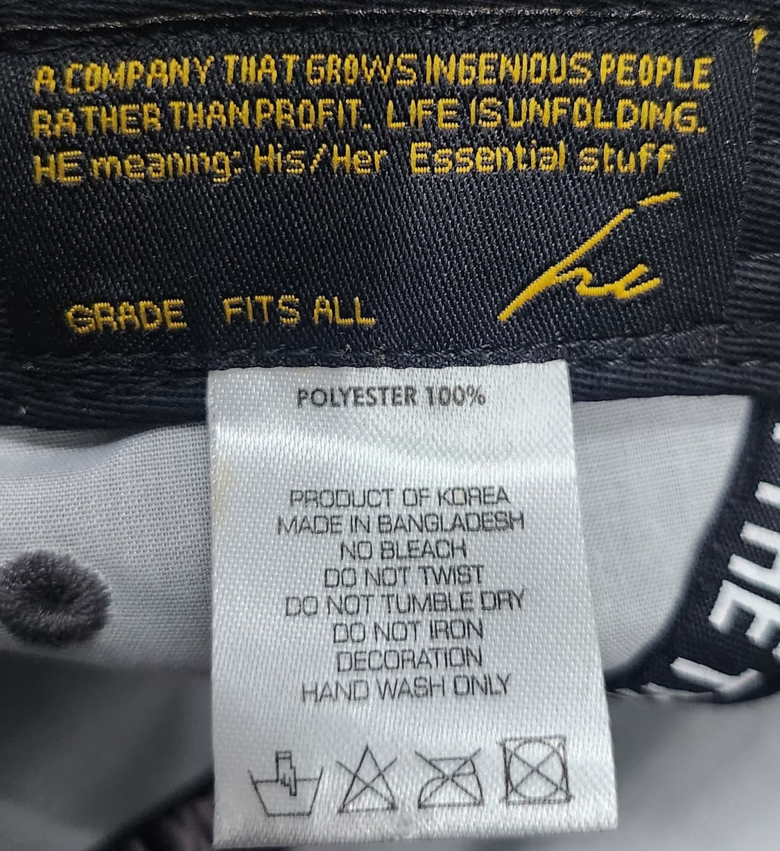 HEHE 에이치이 나일론 캠프캡 상품이미지7