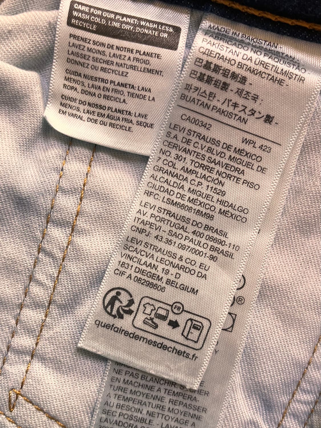 리바이스 502 데님팬츠 W32 L32 상품이미지5