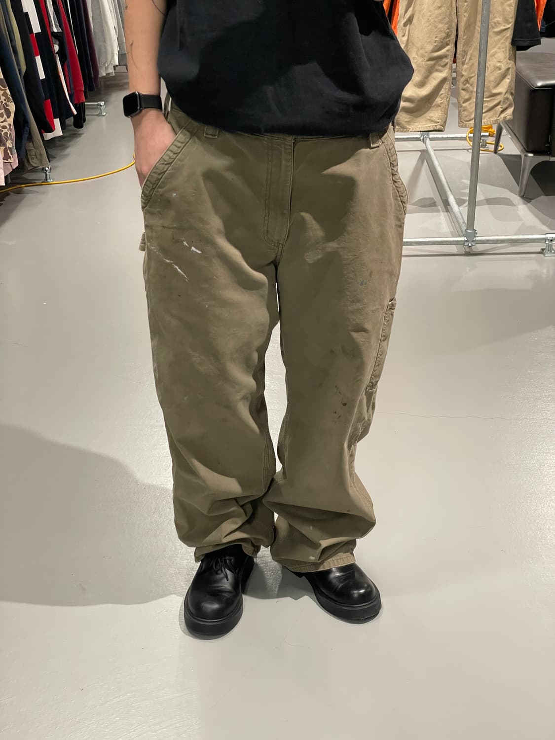 칼하트 카펜더 팬츠(카키그레이) 상품이미지1