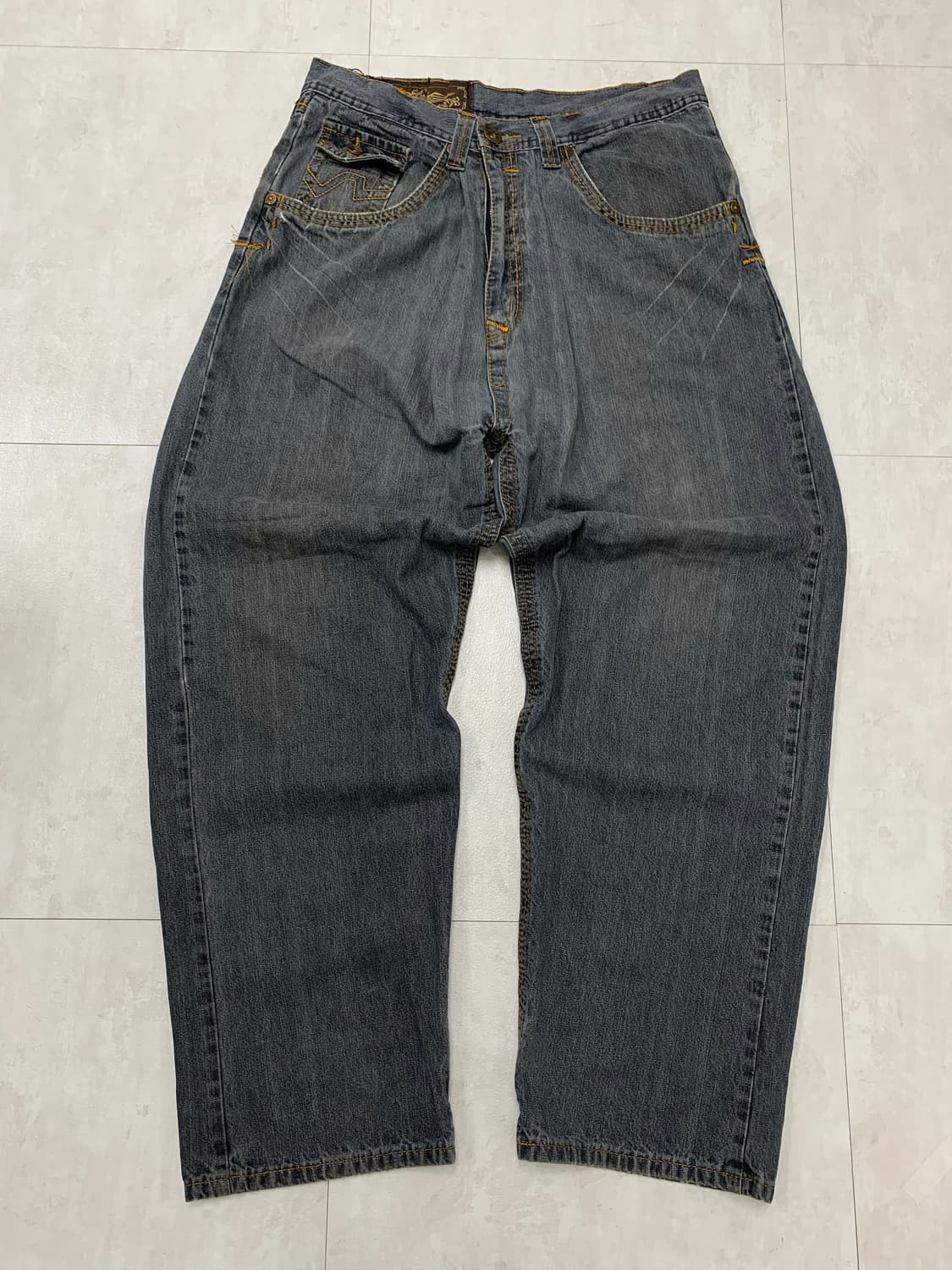 Robins jeans 흑청 데님 팬츠 #112 상품이미지1