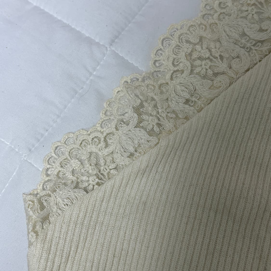 자라 레이스 리브드 탑 s 상품이미지4