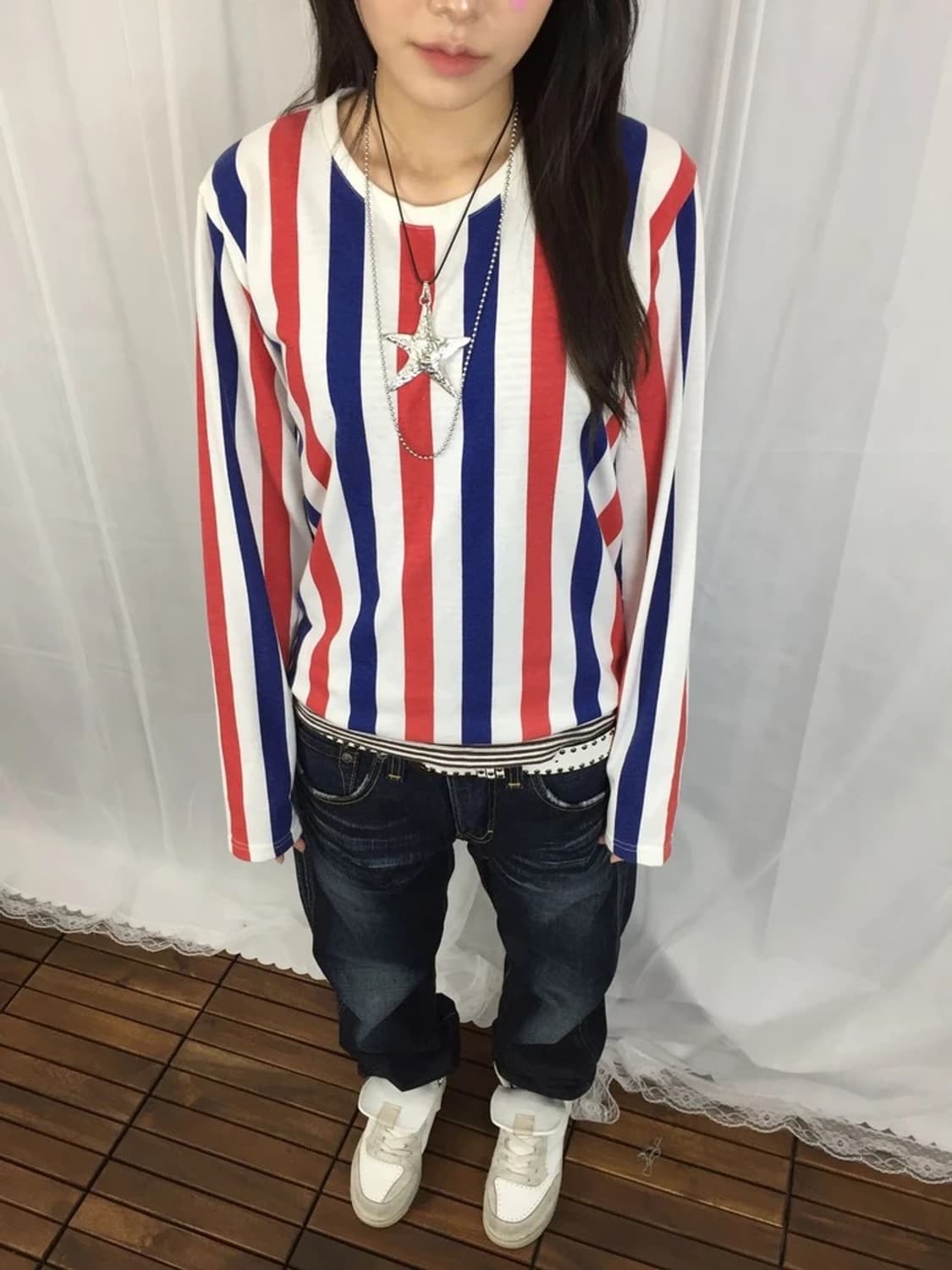 LOUXS Union Works Tricolor Stripe Tee 상품이미지2