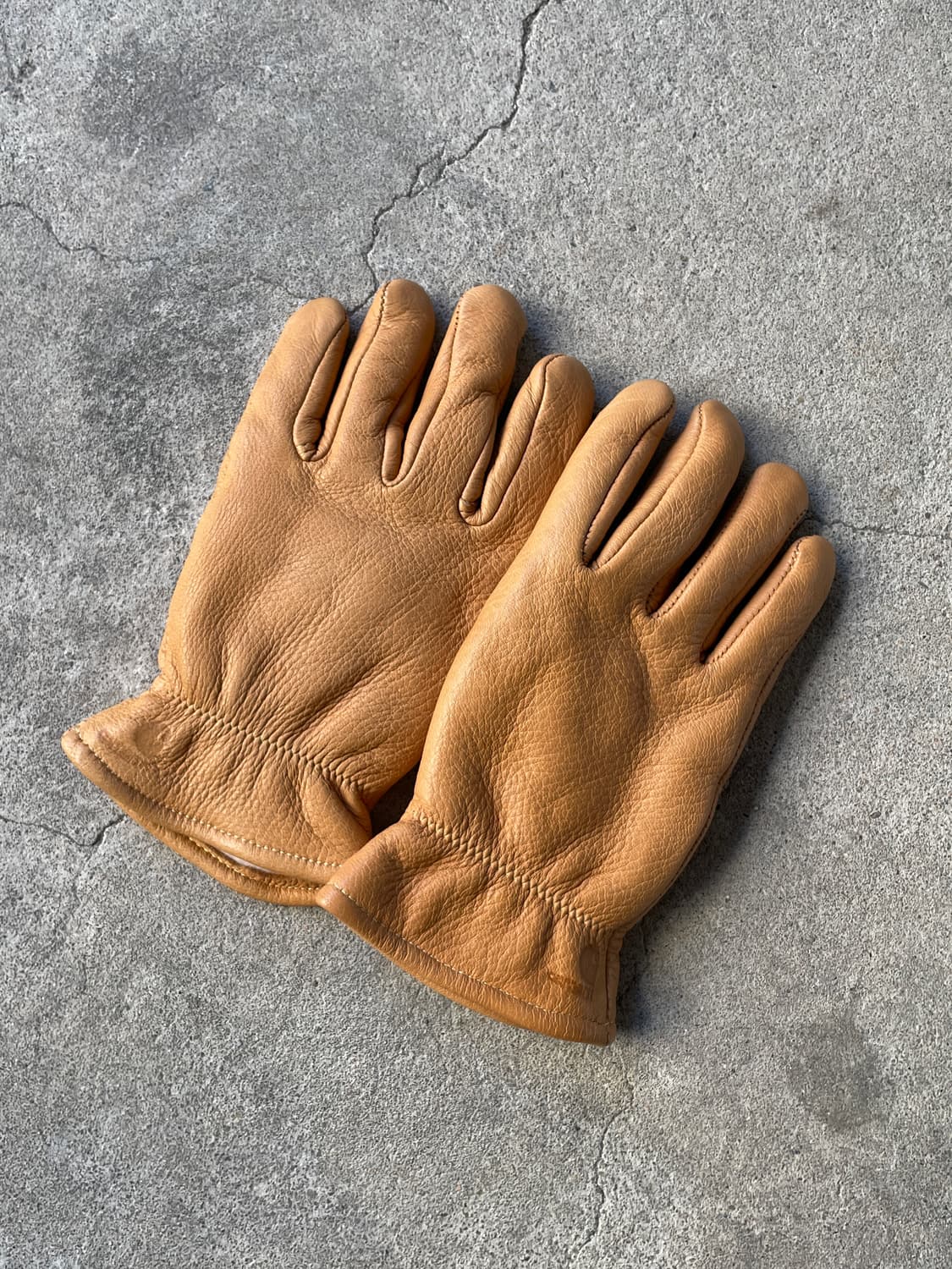 Rare!)80-90s Carhartt Deer Skin  Gloves 상품이미지4