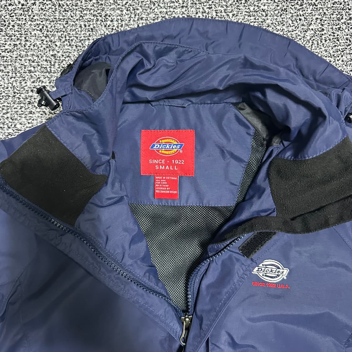 (S) 디키즈 네이비 후드 바람막이 자켓 상품이미지2