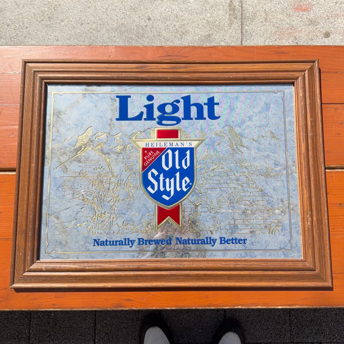 빈티지 소품 Heilemans Beer 거울액자 상품이미지1