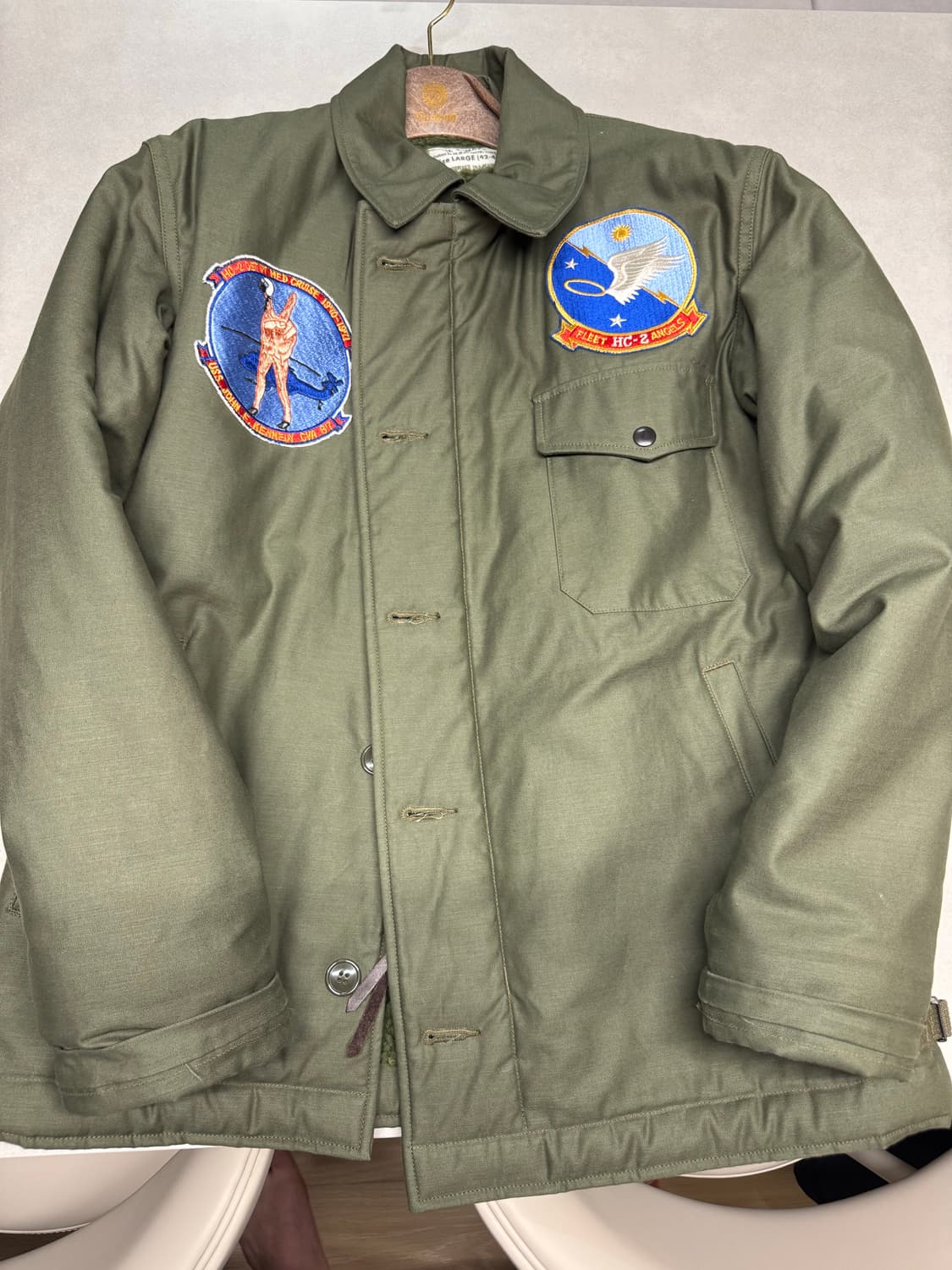 버즈릭슨 a-2 덱자켓 정글클로스 상품이미지1