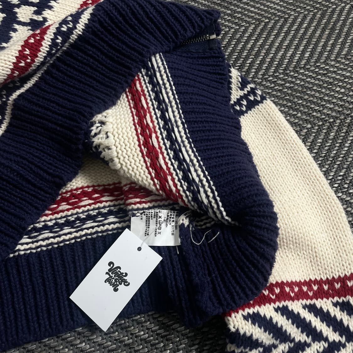 빈티지 우먼스 크롭 코위찬 자켓o 3514 상품이미지5