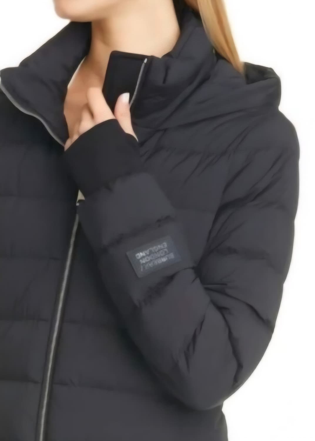 버버리  뉴브릿지 후드  회색기러기 구스다운 패딩  55 미사용 상품이미지4