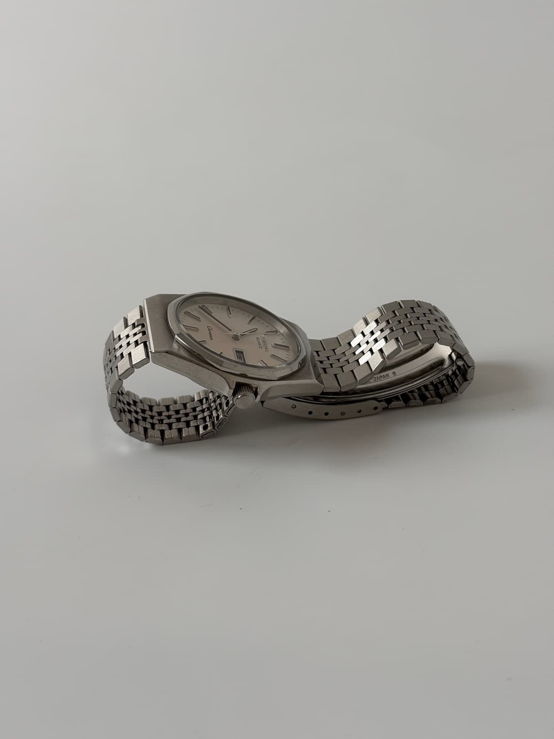 세이코 1980년대 Chronos 실버 쿼츠 남성  상품이미지5