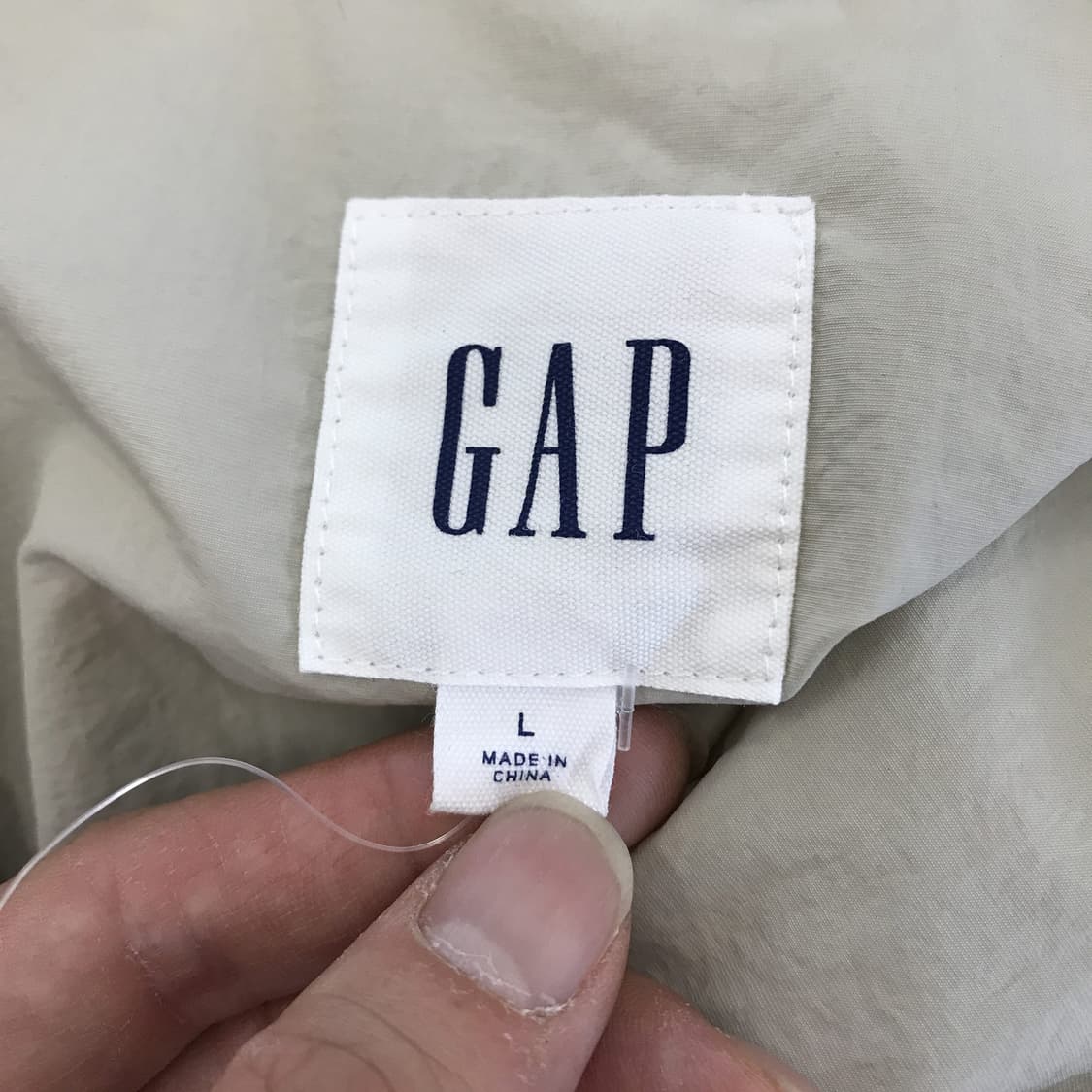 GAP 갭 히든버튼 나일론 반팔셔츠 [L] 상품이미지4