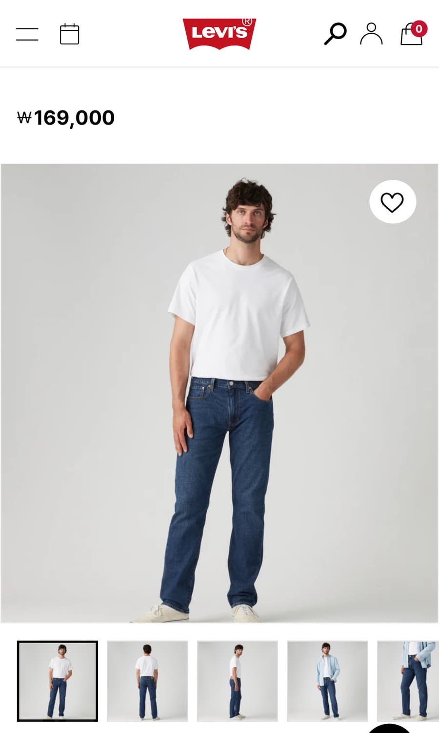 리바이스 502 34/32 상품이미지1