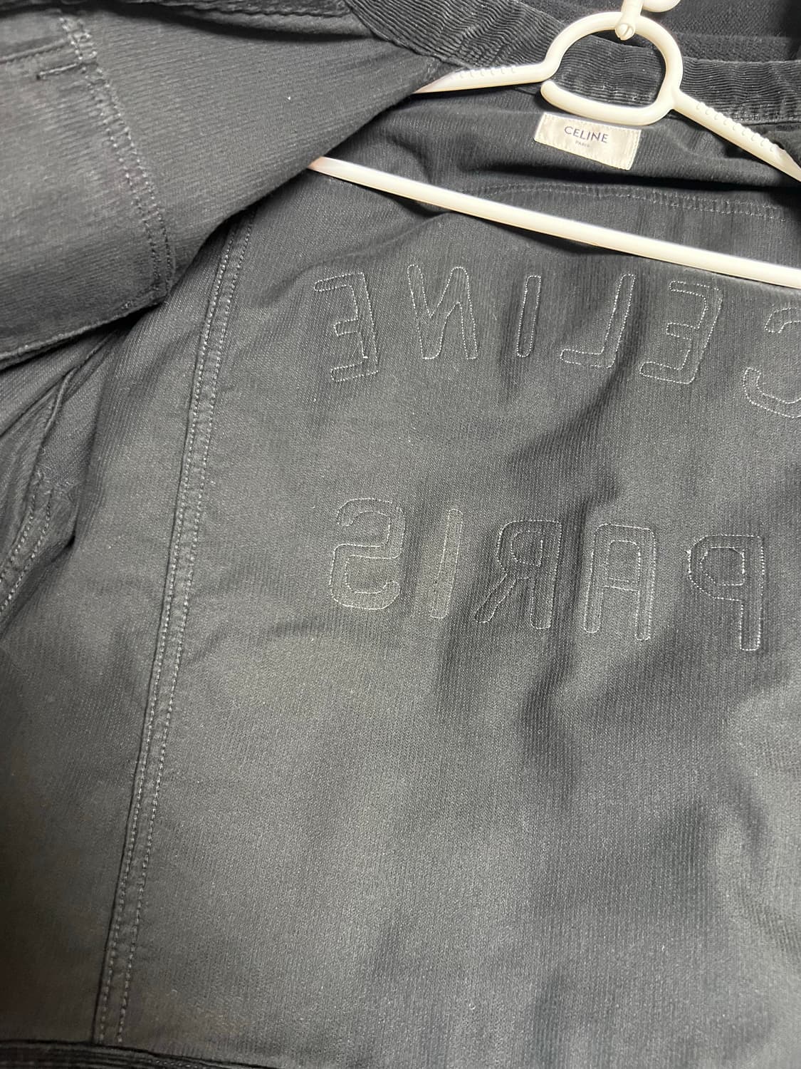 셀린느 블랙 코듀로이 자켓 M 상품이미지3