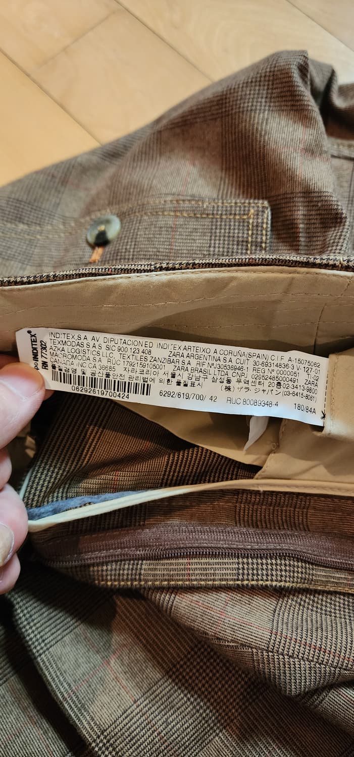 자라맨 스튜디오 와이드팬츠 33인치(42) 상품이미지6