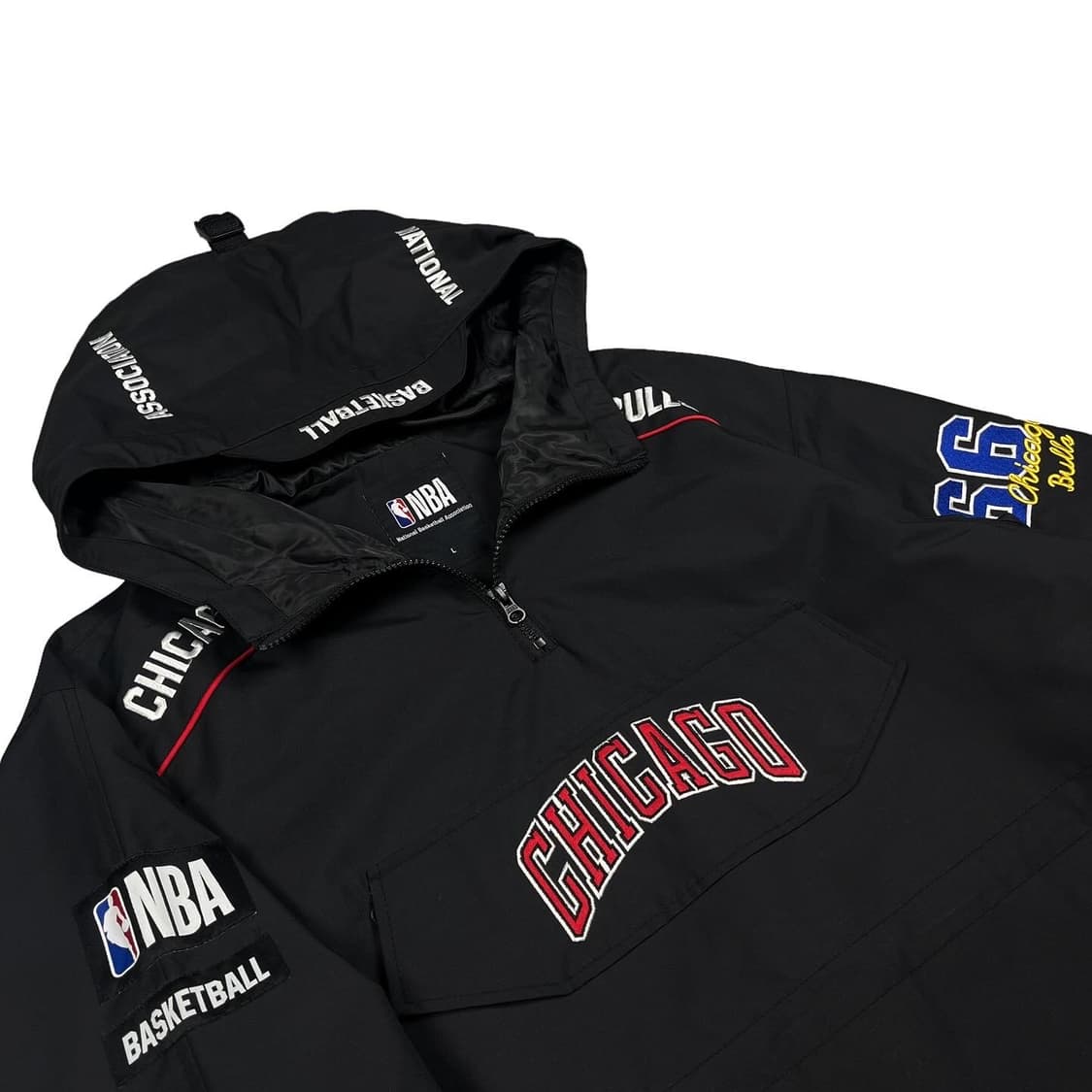 NBA 블랙컬러 시카고불스 아노락 상품이미지2