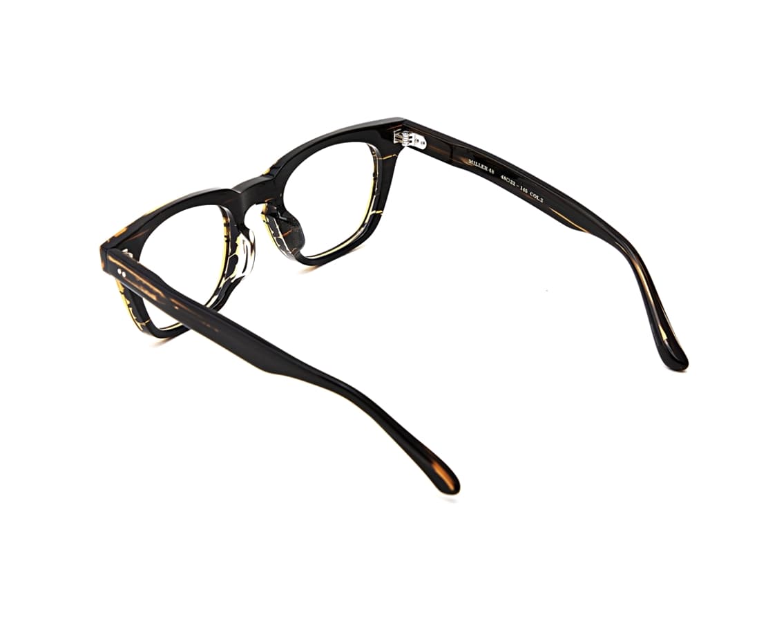 48사이즈 다크브라운 마호가니 아세테이트 안경 상품이미지4