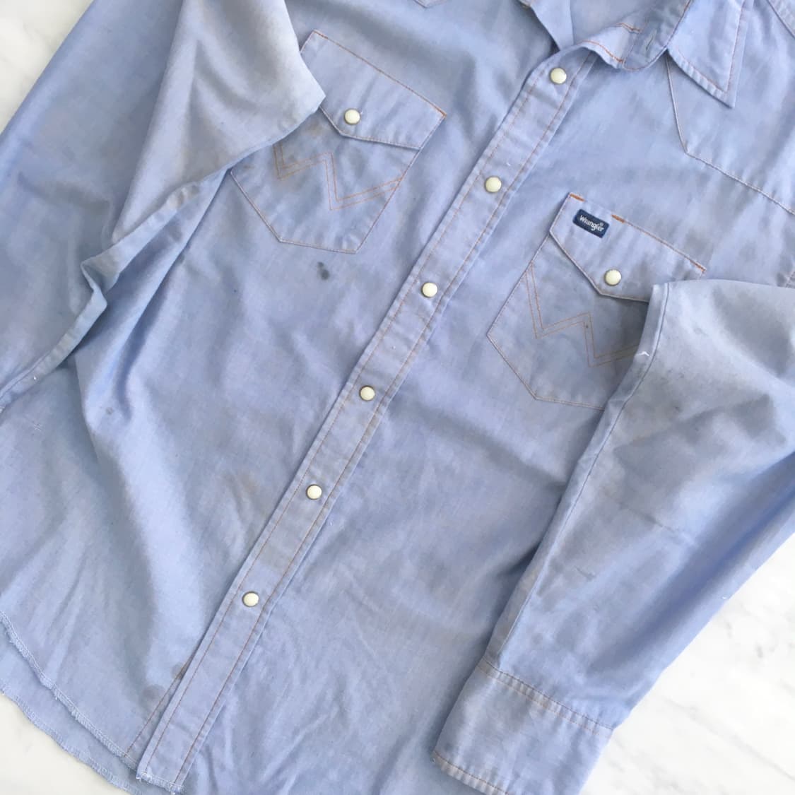 소라색 웨스턴 셔츠 남방 남자 105 110 상품이미지5
