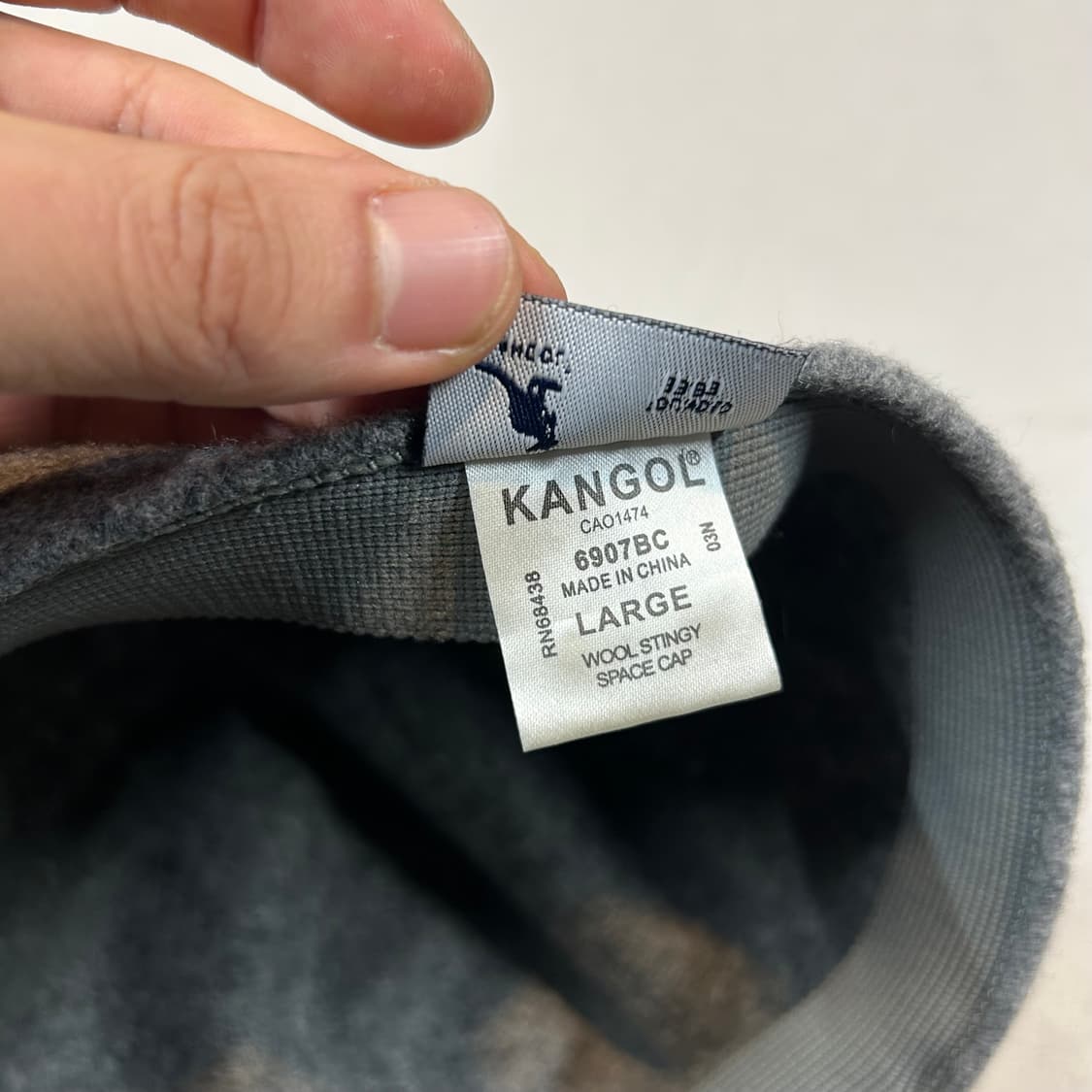 캉골 헌팅캡 모자 울소재 그레이 상품이미지8