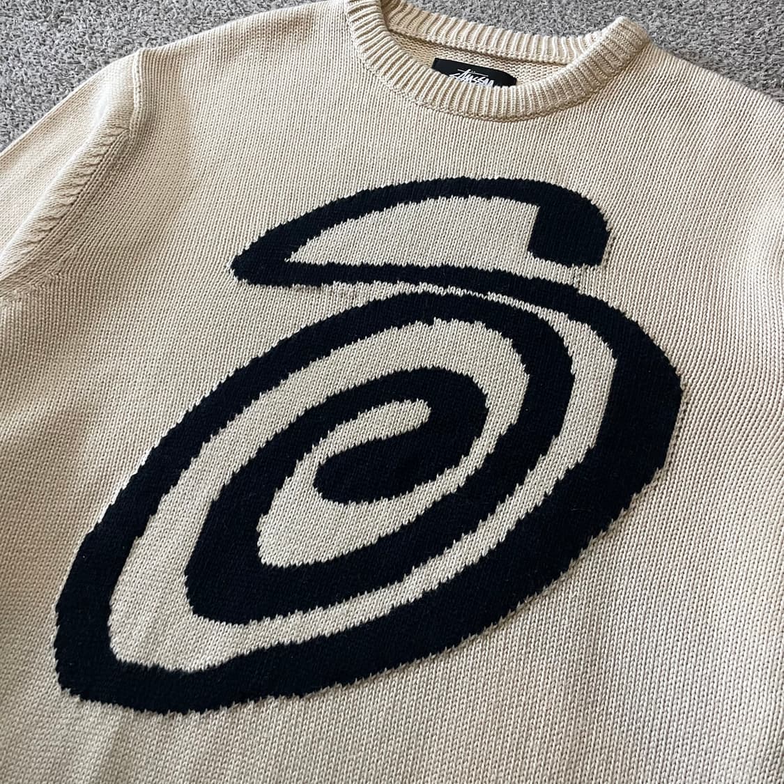 스투시 컬리S로고 니트 상품이미지2