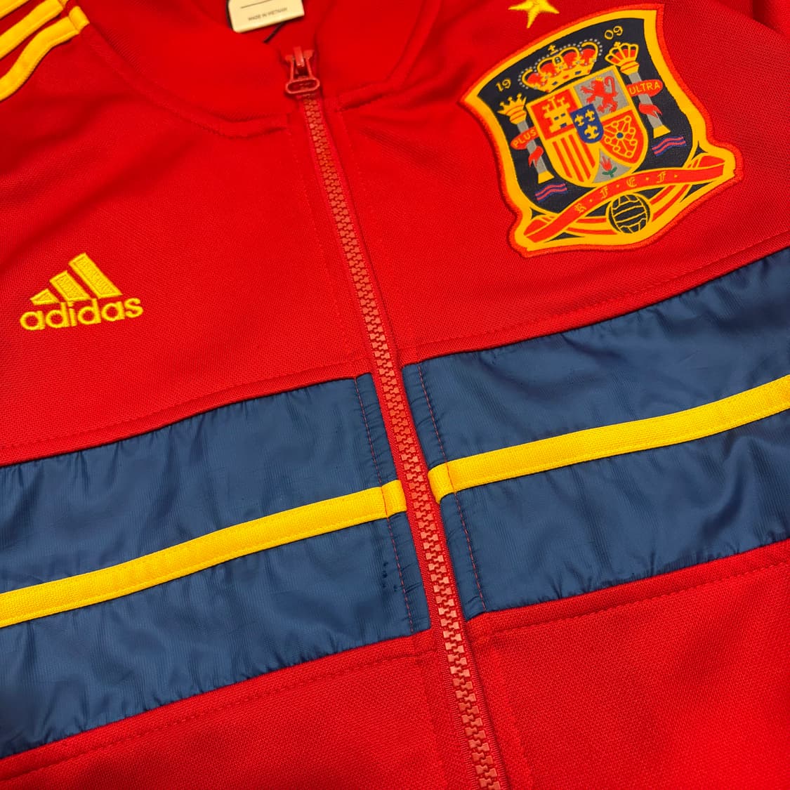 [95] 12s 아디다스 스페인 트랙탑 축구 져지 집업 C829 상품이미지9