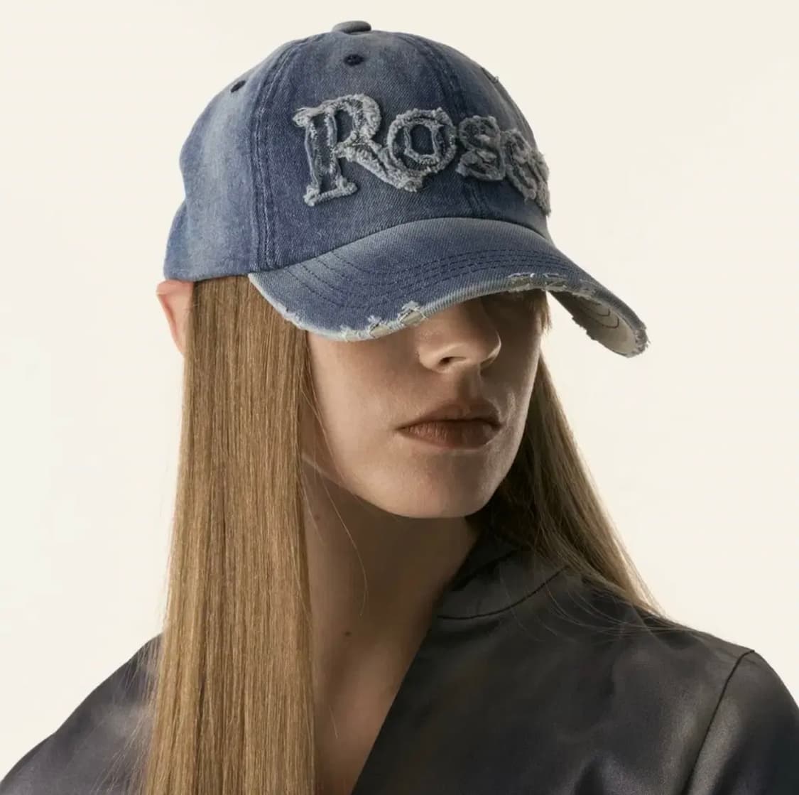 [조이 착용] 2000아카이브스 Roses Denim 볼캡 상품이미지5