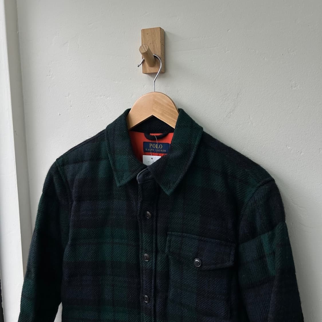 16009 - 폴로 랄프로렌 타탄체크 울 패딩 셔츠 상품이미지1