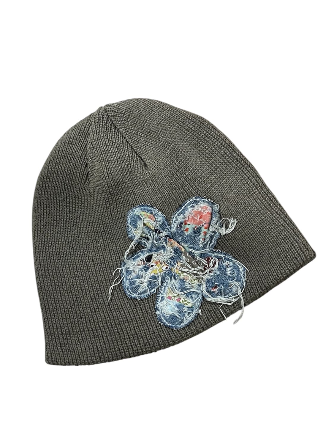 Distressed flower beanie 상품이미지1