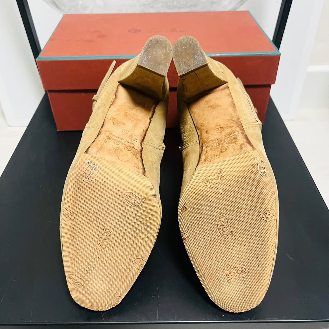 정품 38) 로로피아나 레일라 스트랩 스웨이드 부츠 240~245 상품이미지5