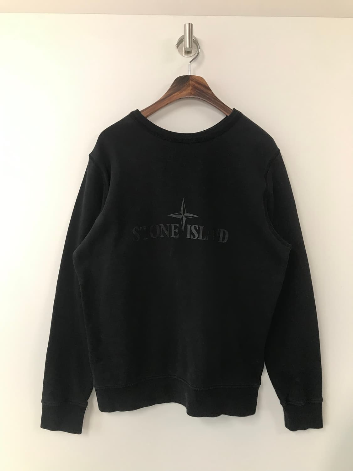 스톤아일랜드 블랙 리버시블 맨투맨 상품이미지3