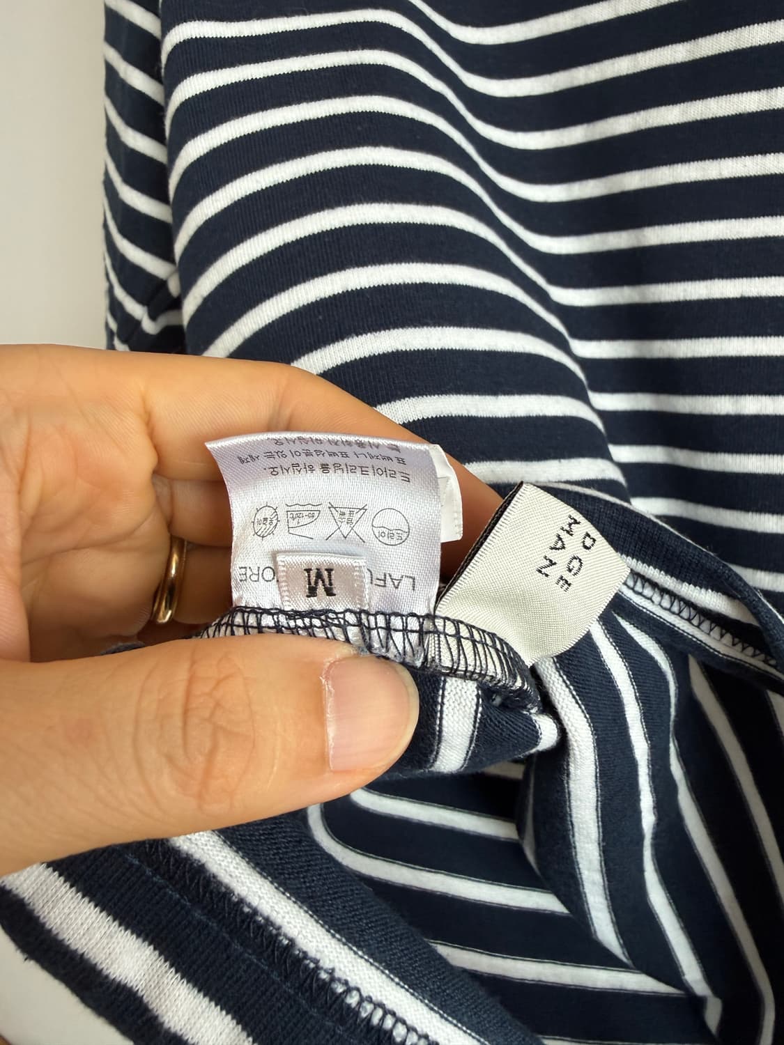 라퍼지스토어(lafudgestore) 단가라 반팔 카라티 상품이미지6